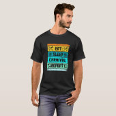 Vintager Karneval-Veranstaltungspräsident T-Shirt (Vorne ganz)