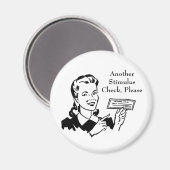 Vintager Karo zur Konjunkturbelebung durch den Sta Magnet (Vorderseite/Rückseite)