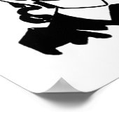 Vintager Karo zur Konjunkturbelebung durch den Sta Poster (Ecke)