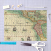 Vintager Karten-Druck Seidenpapier (Handwerk)