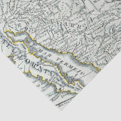 Vintager Kartenentwurf 11 Seidenpapier (Detail)