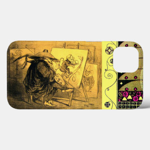 VINTAGER KARTOONIST ZEICHNEND MONKEY MAN CARTOON Case-Mate iPhone HÜLLE
