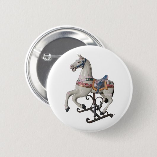 Vintager Karussellknopf Button (Vorne & Hinten)