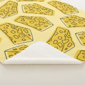 Vintager Käse Gelber Hintergrund Nahtlos Sherpadecke (3/4)