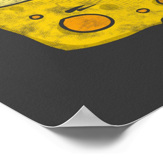 Vintager Käse Poster (Ecke)