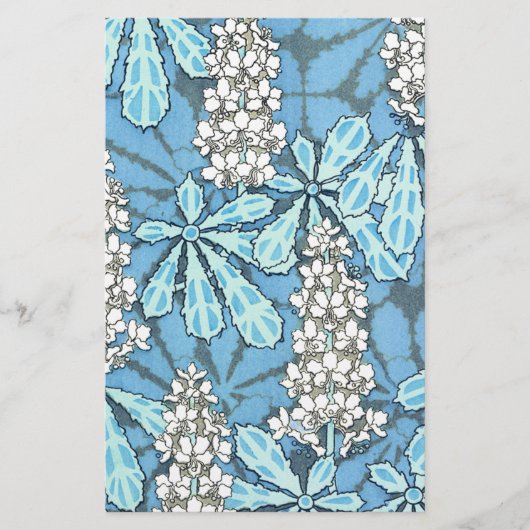 Vintager Kastanienbaum Briefpapier (Vorderseite)