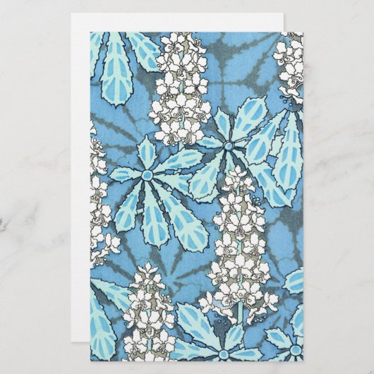 Vintager Kastanienbaum Briefpapier (Vorne/Hinten)