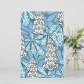 Vintager Kastanienbaum Briefpapier (Stehend Vorderseite)