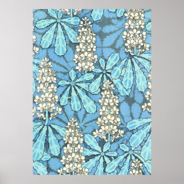 Vintager Kastanienbaum ~ Poster