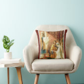 Vintager katholischer Braut-Bräutigam Kissen (Stuhl )