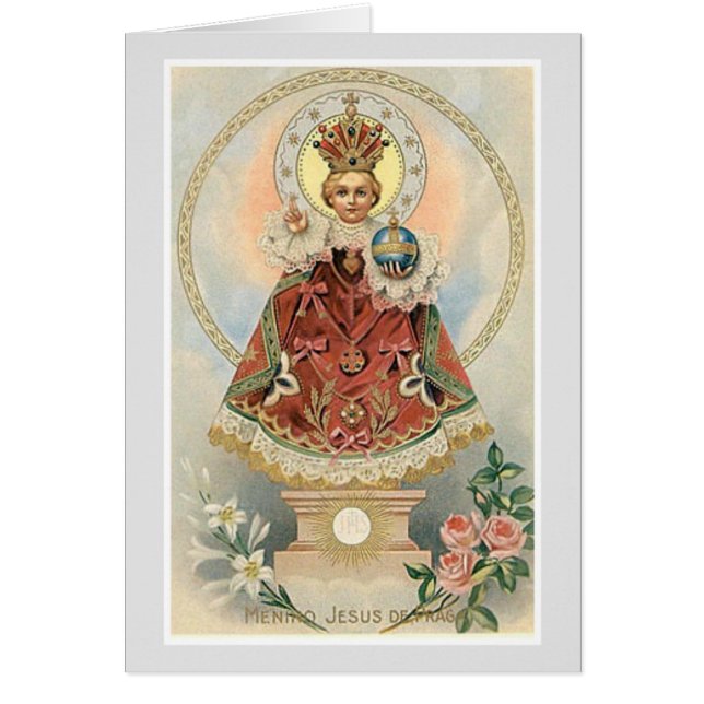 Vintager katholischer Säugling Jesus von Prag (Vorne)