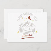 Vintager Katmai-Nationalpark Alaska Postkarte (Vorne/Hinten)