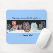 Vintager Katzen-Erntedank Mousepad Louis Wain (Mit Mouse)