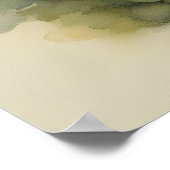 Vintager Katzenaufdruck, Werteplakatpapier (Matte) Poster (Ecke)