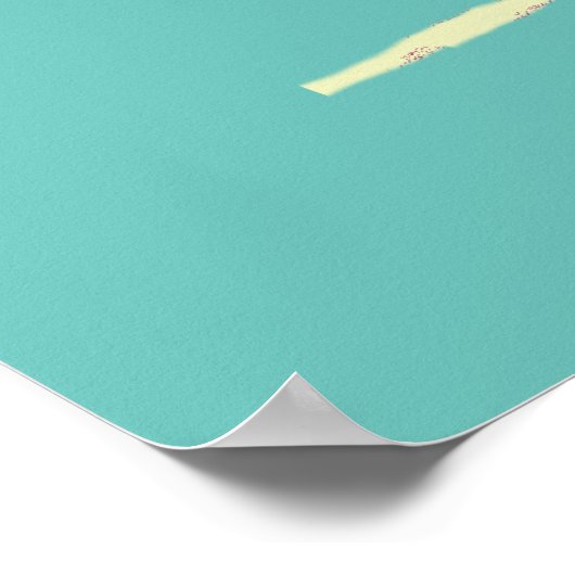 Vintager Katzenkricker Poster (Ecke)