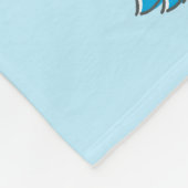 Vintager Keksmonster Weihnachtskranz Fleecedecke (Ecke)