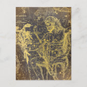 Vintager Kellner Postkarte (Vorderseite)