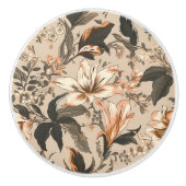 Vintager Keramik für Blumenmuster Keramikknauf (Vorderseite)