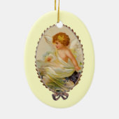 Vintager Kerbe Keramik Ornament (Hinten)