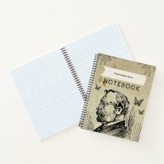 Vintager Kernpunkt Notizblock (Innenseite)