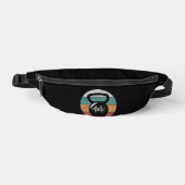 Vintager kettlebell benutzerdefinierter Monogrammn Bauchtasche (Vorderseite)