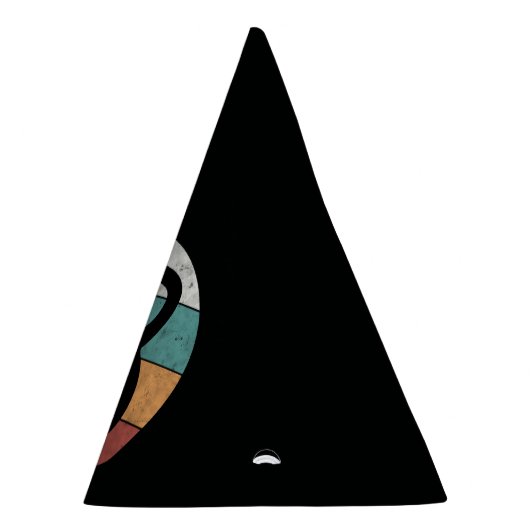 Vintager kettlebell benutzerdefinierter Monogrammn Partyhütchen (Rechts)