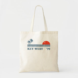 Vintager Key West Florida Beach Retro Sunset Keys  Tragetasche