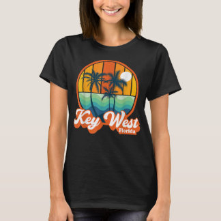Vintager Key West Florida Sommerurlaub Strand Sou T-Shirt