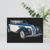 Vintager Kfz-Transport Dankeskarte (Stehend Vorderseite)