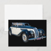 Vintager Kfz-Transport Dankeskarte (Vorne/Hinten)