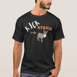 Vintager Kick Ataxia im Esel T-Shirt
