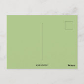 Vintager Kick mit Paint Palette Oaster Postkarte (Rückseite)