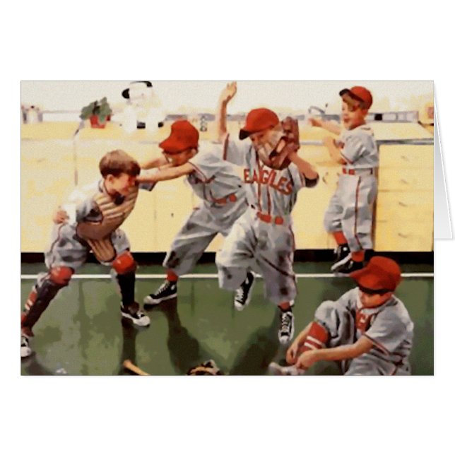 Vintager Kinderbaseball (Vorderseite (Horizontal))