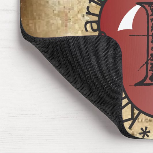 Vintager Kindergartenlehrer Mousepad (Ecke)