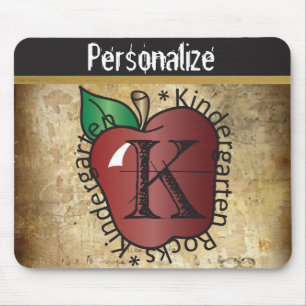 Vintager Kindergartenlehrer Mousepad