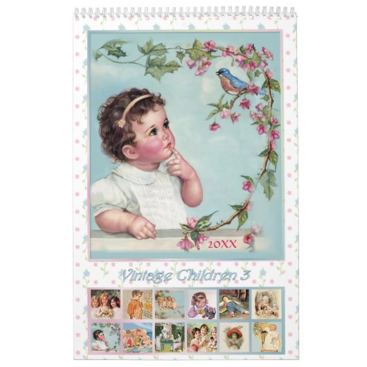 Vintager Kinderkalender 2021 3 Kalender (Titelbild)