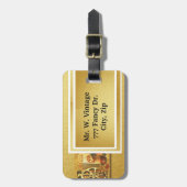 Vintager Kino-Gepäck-Umbau mit Bügel Gepäckanhänger (Vorderseite vertikal)