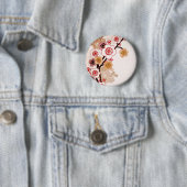 Vintager Kirschblüte-Knopf Button (Beispiel)