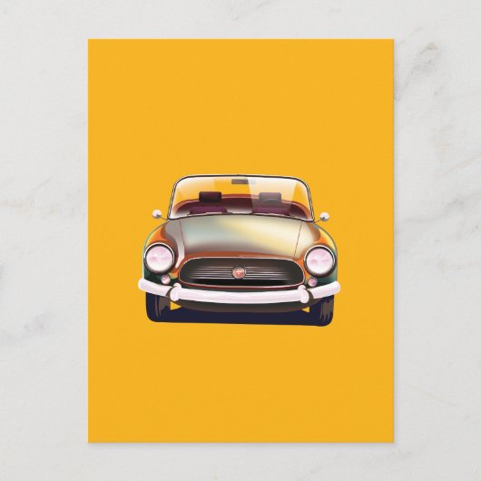 Vintager Klassiker Ankündigungspostkarte (Vorderseite)