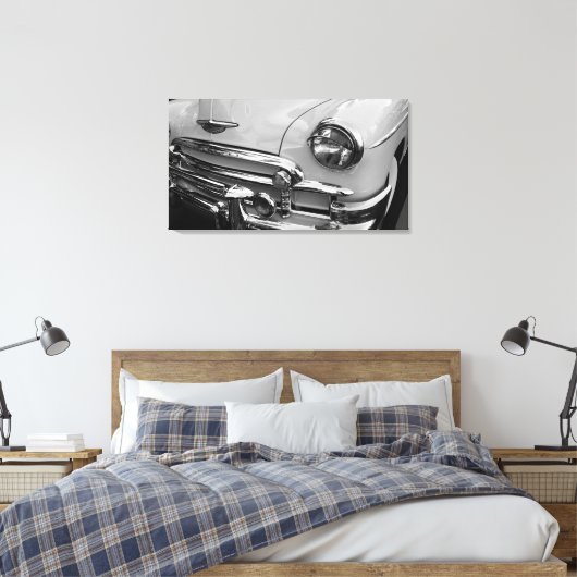 Vintager Klassiker Leinwanddruck (Insitu (Schlafzimmer))