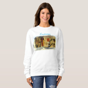 Vintager Klassiker verwitterter hölzerner Sweatshirt
