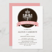 Vintager klassischer Abschluss Einladung (Vorne/Hinten)