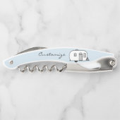 Vintager klassischer Anhänger gerundeter Wohnwagen Kellnermesser (Rückseite)