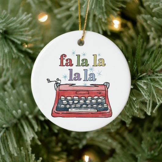 Vintager klassischer Weihnachtsgeschmack #3 Keramik Ornament (Baum)