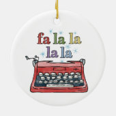 Vintager klassischer Weihnachtsgeschmack #3 Keramik Ornament (Hinten)