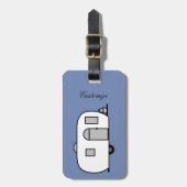 Vintager klassischer Wohnwagen Gepäckanhänger (Vorderseite vertikal)