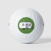 Vintager klassischer Wohnwagen Golfball (Vorderseite)