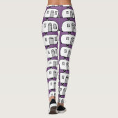 Vintager klassischer Wohnwagen Leggings (Rückseite)