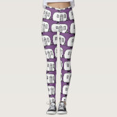 Vintager klassischer Wohnwagen Leggings (Vorderseite)