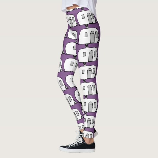 Vintager klassischer Wohnwagen Leggings (Links)